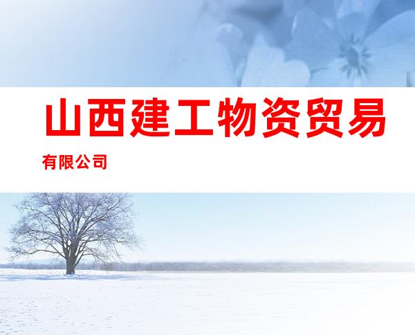 山西建工物资贸易有限公司